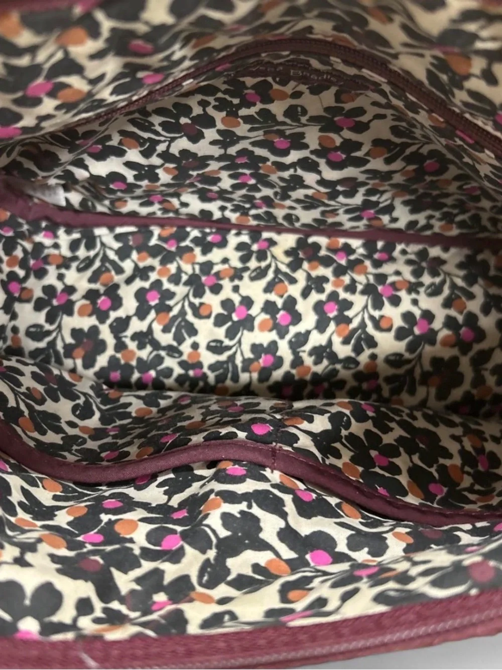 Vera Bradley Quilted Plum Crossbody Bag - Picture 3 of 6